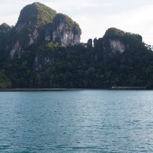 Anchorage located metres away from an inland lake accessible by a short walk through the jungle