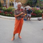 Luisa as a Buddhist noviate