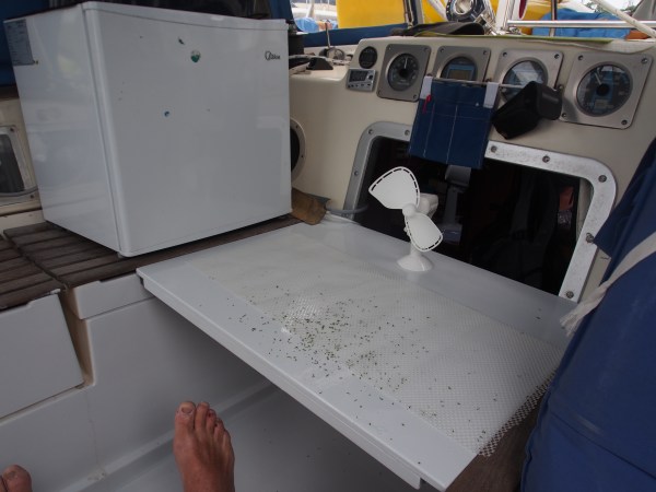  Yes, that is a bar fridge next to the dryer. Right now our only fridge since we are hooked up to 240V