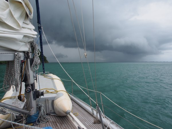 Waiting for one of the sumatras and hoping it will pass us by