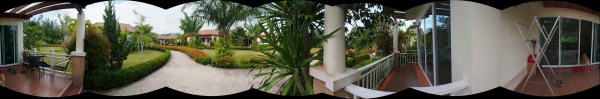 A first panorama shot.  Not very interesting but this has been our home for 3 weeks