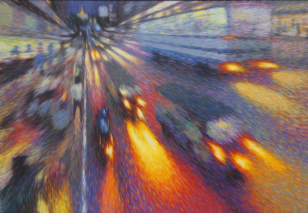 Hard on the eyes but great representation of Bangkok at night