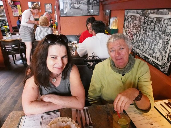 Louise at Connie at Pagliaccis