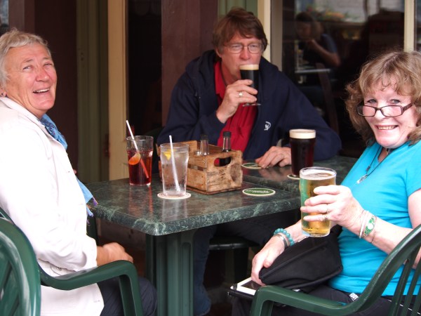 Connie, Nick and Annette at lunch