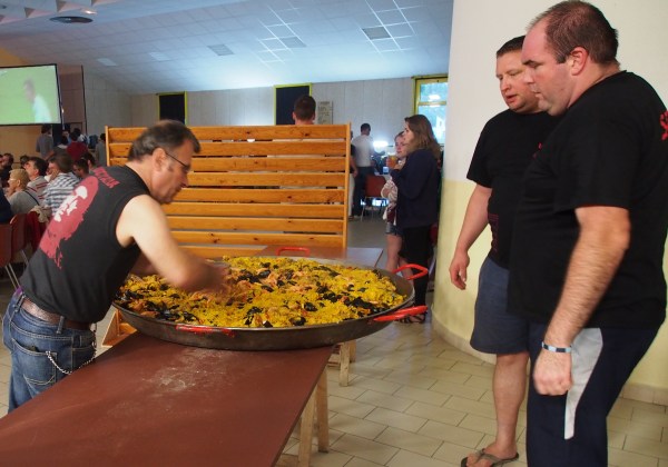 Paella at La Bastilee