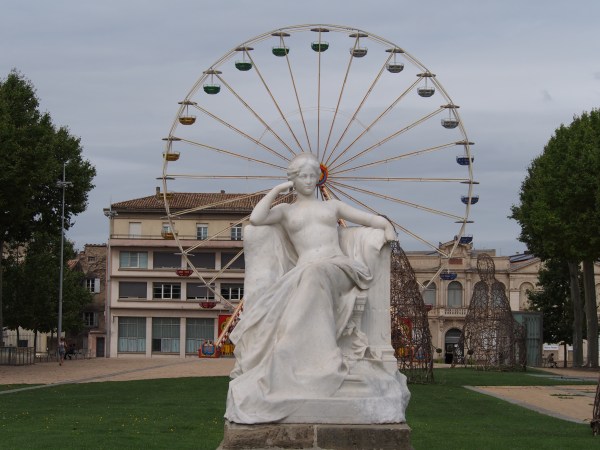 Carcassonne. Where don't they have a ferris wheel.