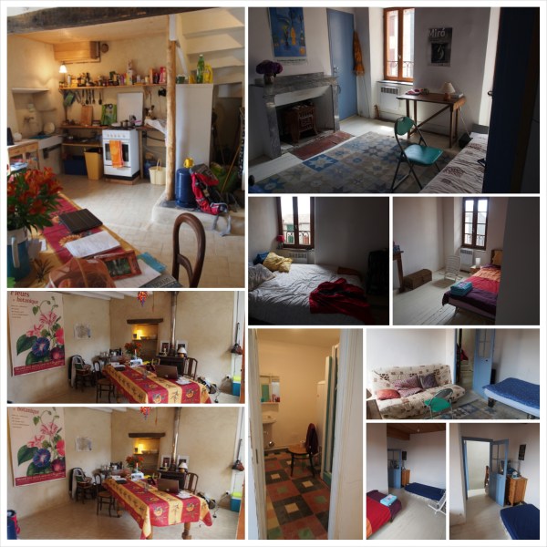 The inside of our home at #4 Place aux Herbes, Saissac