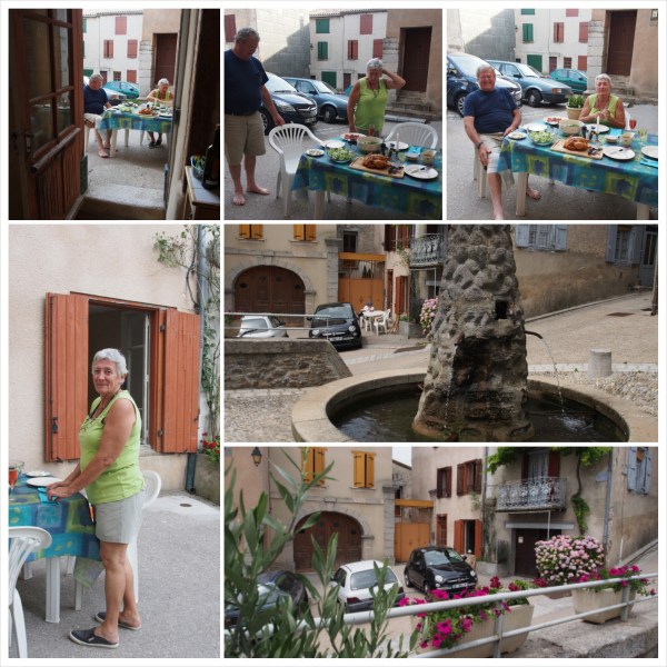 The outside of our summer home #4 Place Aux Herbes, Saissac