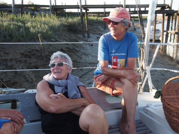 Connie and Jacqueline onboard Maris Stella