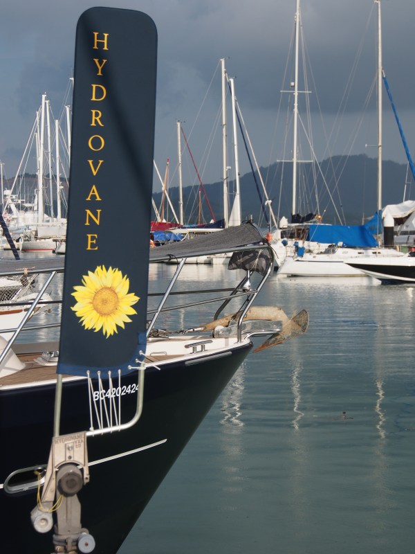 Our new hydrovane self steering cover