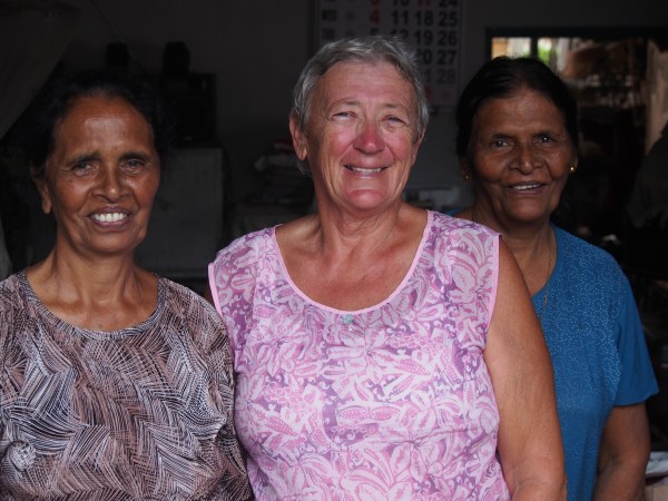 Philomena, Connie and Margaret having a great chin wag