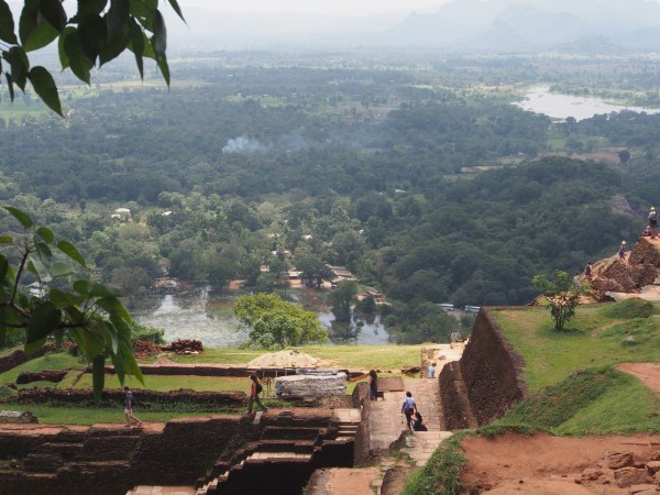 Looking north from the top of the rock outcrop