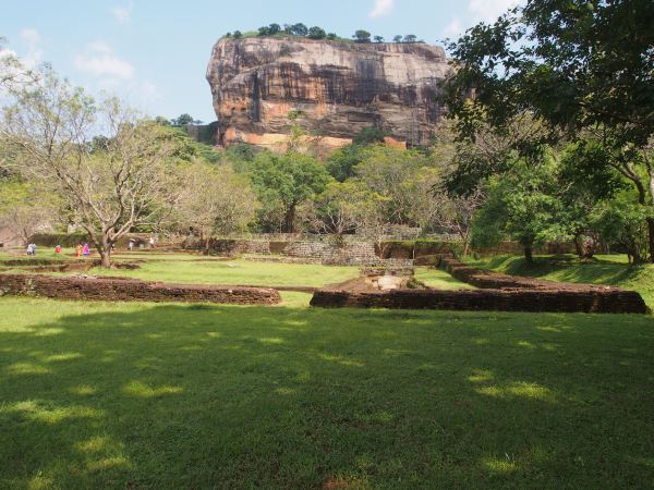 From the gardens that surround the rock