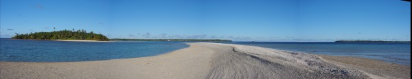 Chagos - a dune soon to become covered in mangrove then palms