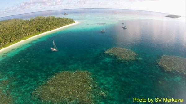 This photo is taken from a go pro mounted ion a drone. Photo by Mark