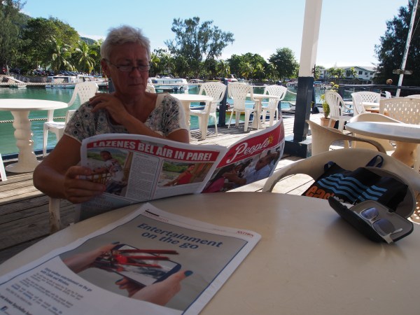 The yacht club is very close to downtown so returning to the club  for lunch and reading of the local papers is a good idea on Sundays
