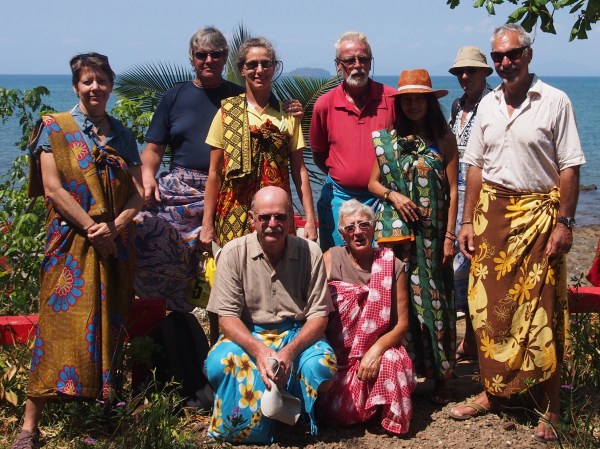 For visiting the sacred banyan tree in Nosy Be one must be appropriately dressed