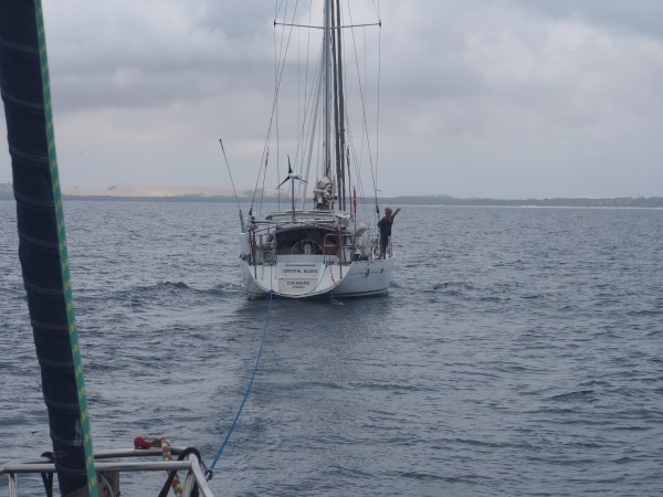 Under tow by Crystal Blues in Bazaruto Bay. This is another story