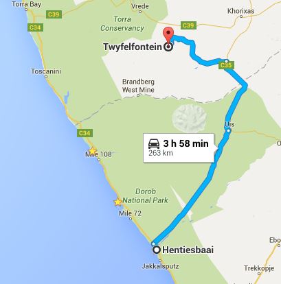 Hentiesbaii to Twyflfontein