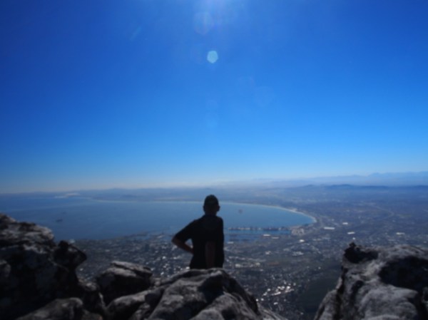 Overlooking Cape Town from Table Mountain