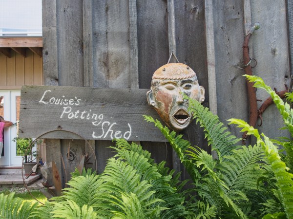 Some of the old barns have been turned into artists' studios